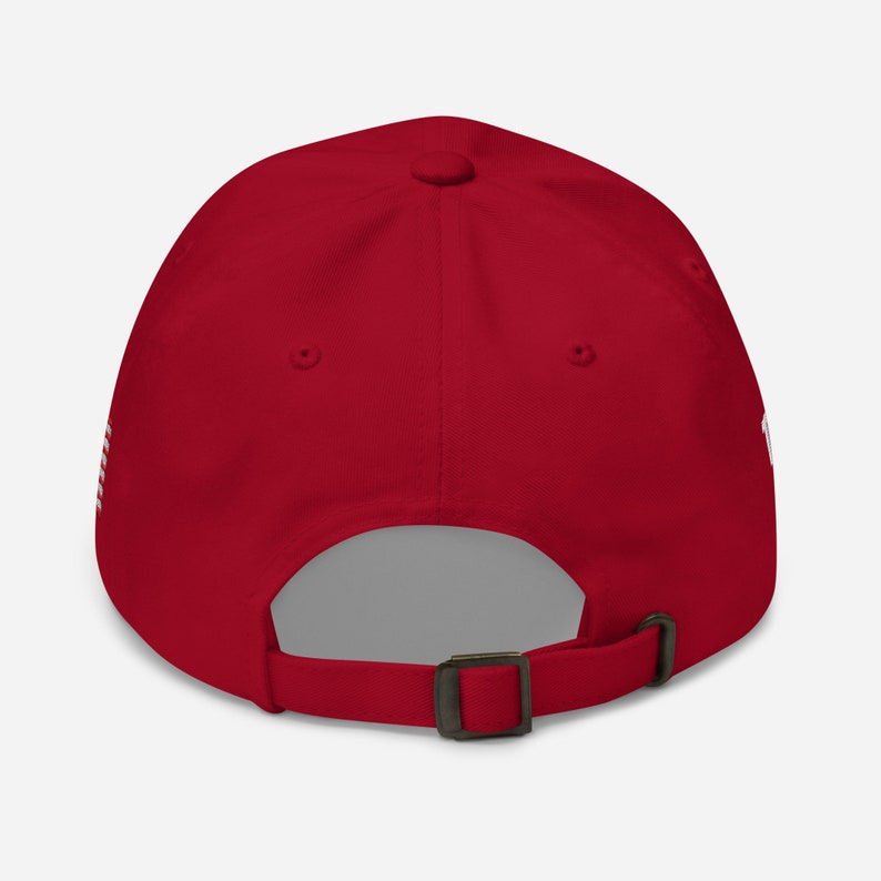 MAGA Dad Hat with Trump 2024 and American Flag Embroidery