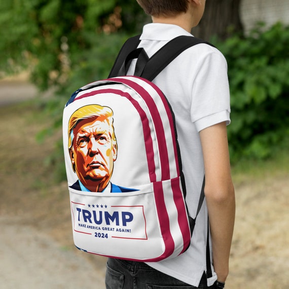 Trump 2024 Backpack Make America Great Again MAGA With American