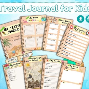 Kids Printable Summer Travel Journal