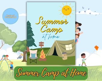 Summer Camp at Home Printable: Kids Activity Planner (PDF)