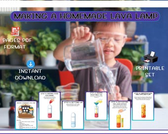 Créez votre propre lampe à lave ! Kit scientifique DIY pour enfants ...