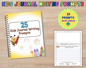 Kinder Journal: 25 Schreibanweisung (druckbare PDF)