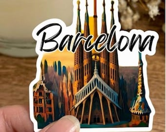Marrakech Market Sunset Kiss-Cut Sticker | Travel Souvenir Sticker