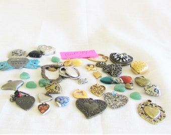 BitsnPieces 44C, Hearts, 30 plus hearts, variety, 4.4 oz, sallygalsupplies