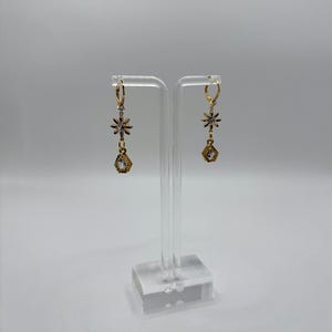 Stargaze drop earring