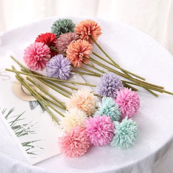 5pk Artificial Hydrangea Flowers Bouquet Decoration