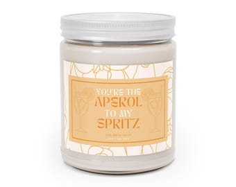Sojageurkaars Aperol Spritz: cadeau cocktailliefhebber
