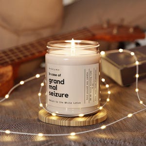 Grande bougie artisanale Thé Mandarine | 100% Naturelle