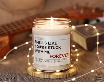 Valentines Day Candle, Scented Soy Candle, 9oz