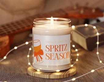 Sojageurkaars Aperol Spritz - zomercocktailkaars