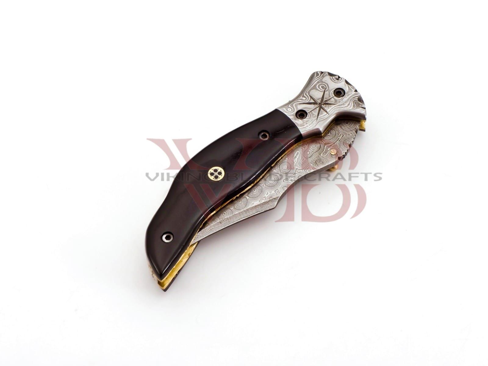 Coltello Pieghevole Bull Horn Personalizzato - Regalo Per Lo Sposo In - Foto 10