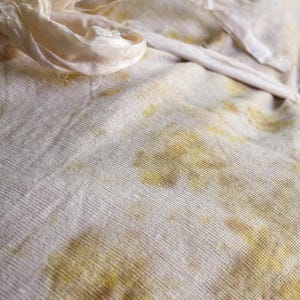 Botanical Dyed Burial Shroud – The Botanica Collection – Handcrafted Green Funeral Wrap – Natural Biodegradable Burial Cloth
