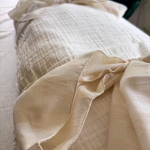 Organic Cotton Burial Shroud – Biodegradable Green Funeral Wrap – Natural Shroud for Eco-Friendly Burial or Cremation