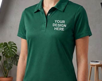 Custom Dry-Fit Performance Polo, Quick Dry Sport Polo Shirt, Business Polo Shirt, Breathable Moisturewicking Polo, Plus Size Polo