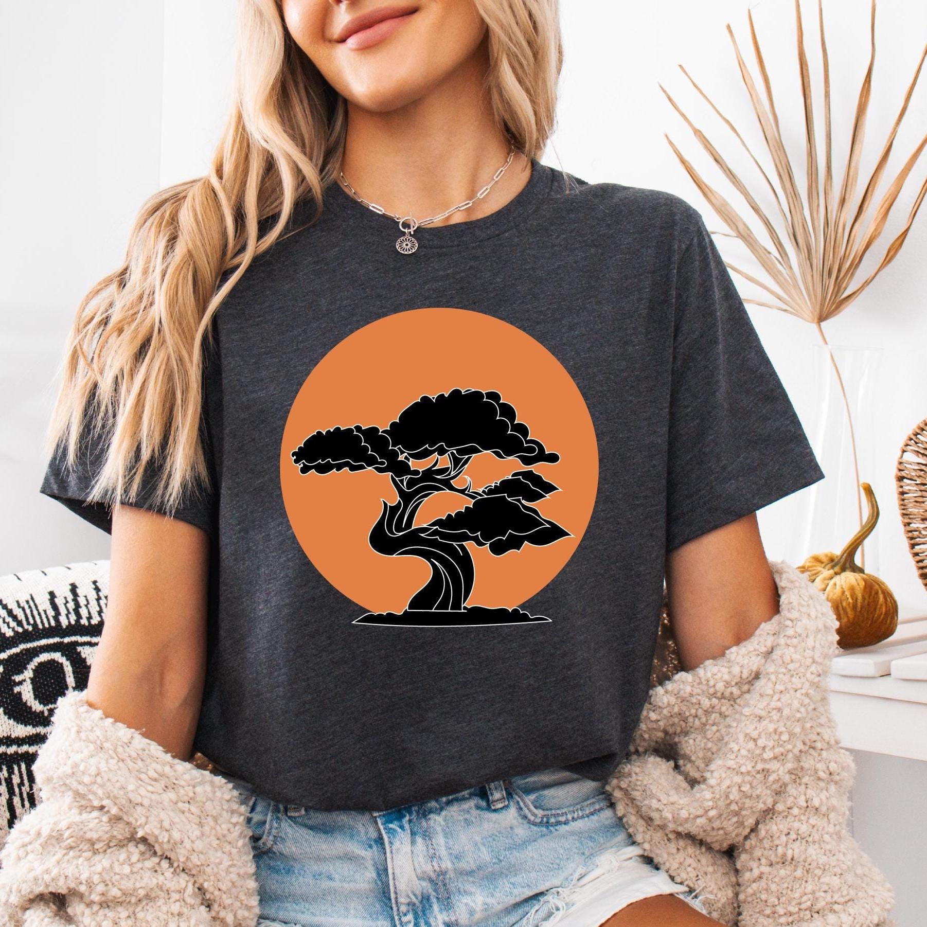 Bonsai Tree T-Shirt, Retro Karate Design