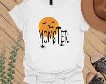 Momster Halloween T-Shirt, Funny Mom Gift
