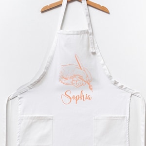 Personalized Art Apron with Pockets, Art Teacher Gift Apron, Art Party Apron, Painting Adults Apron, Art Crafts Apron, Custom Art Apron