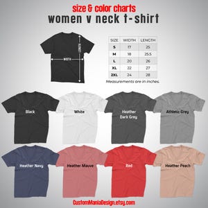 a women's t - shirt sizes chart for each shirt