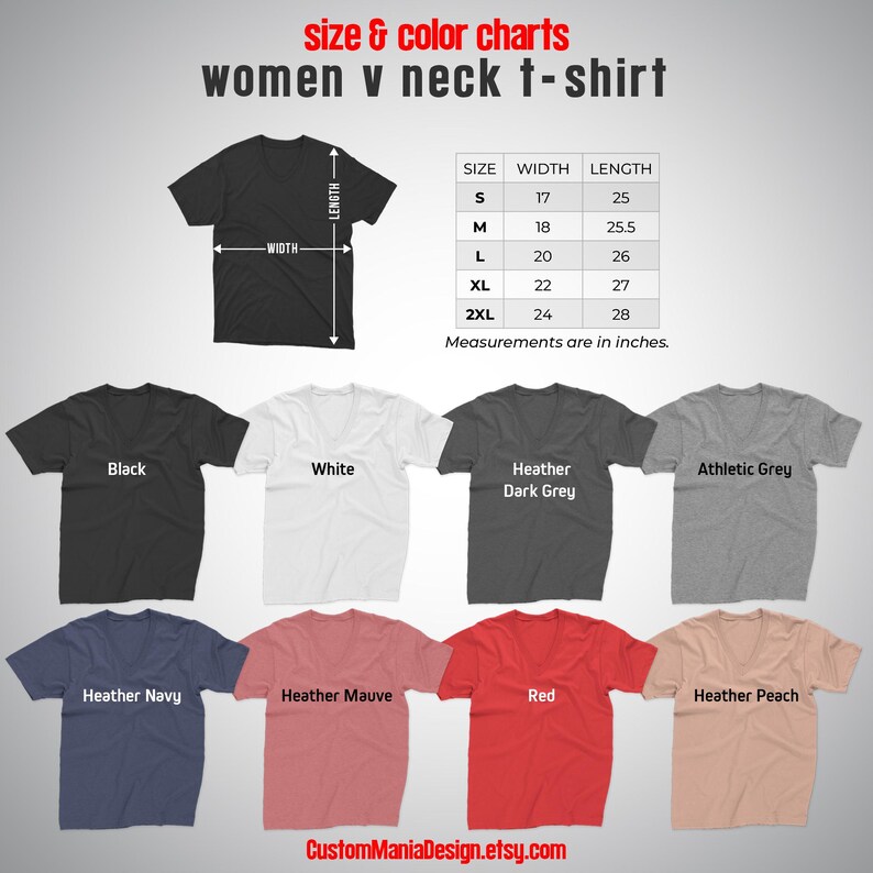 a women's t - shirt sizes chart for each shirt