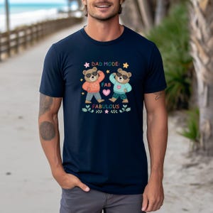 Gay Father&#39;s Day T-Shirt: Embroidered Style, Queer Dads Pride Gift