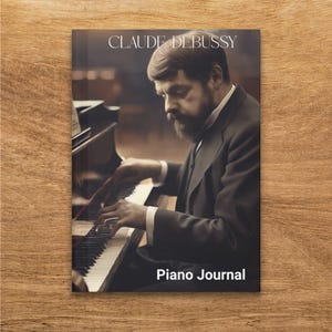 Claude Debussy Piano Journal: Music Composition Notebook