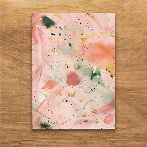 Abstract Art Journal, Creative Notebook, Artistic Diary, Personalized Gift, Unique Design, Daily Writing, Modern Stationery, Notebook