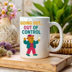Funny Gay Bear Coffee Mug: Colorful LGBTQ Pride Gift