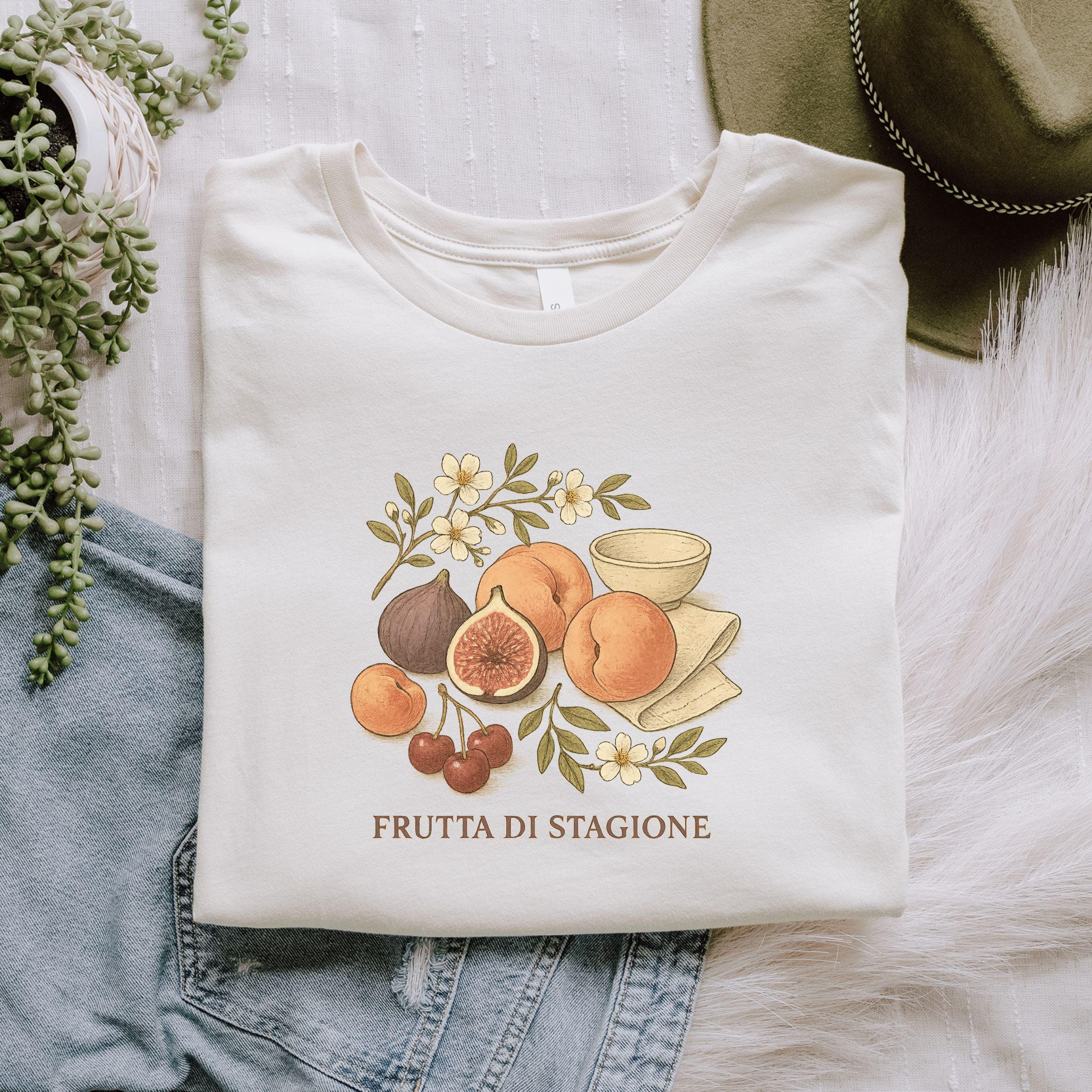 Frutta di Stagione T-Shirt: Vintage Italian Fruit Botanical Tee