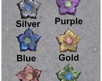 Magnetic Scarf Pin Flower