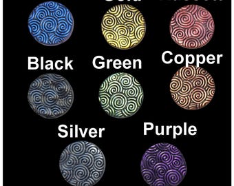 Magnetic Scarf Pin Circle Swirls
