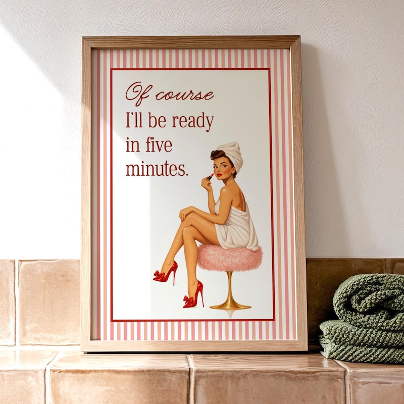 Woman Getting Ready Art - Etsy