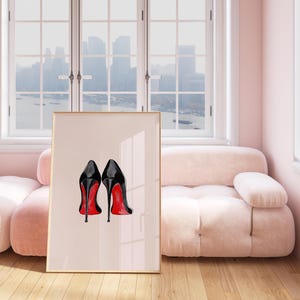 Luxury Designer Fashion Wall Art for Girly Decor