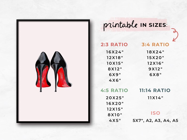 Fashion Wall Art Digital Download