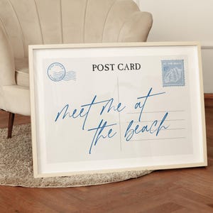 Light Blue Printable Wall Art