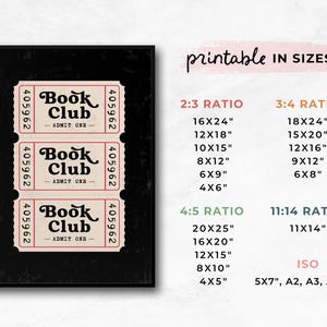 Printable Wall Art for Readers