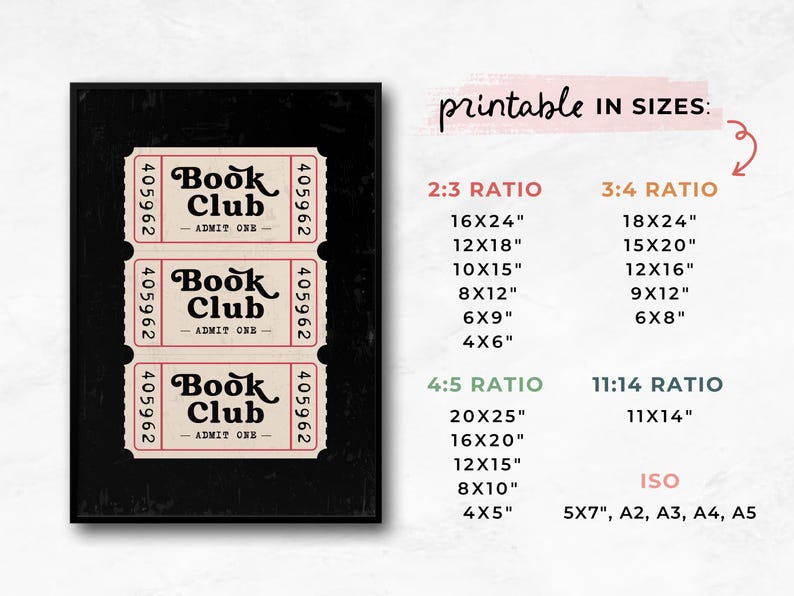Printable Wall Art for Readers