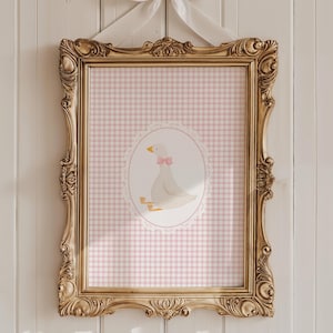 Cute Goose Nursery Print