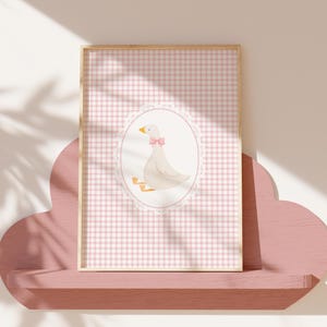 Coquette Bow Duck Print
