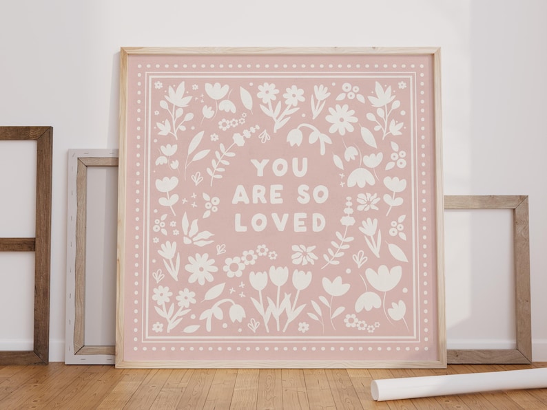Pink Nursery Decor
