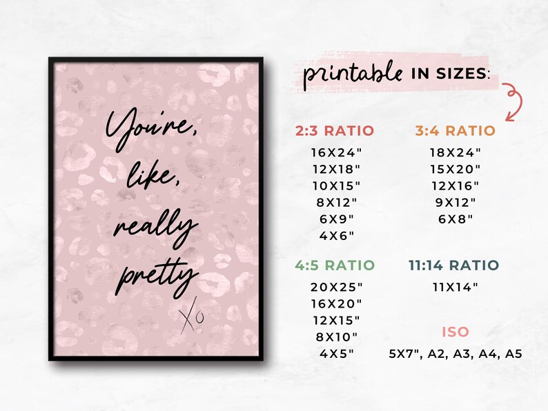 Pink Wall Art Digital Download