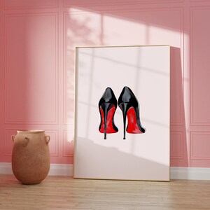 Shoe Lover Luxury Fashion Wall Art