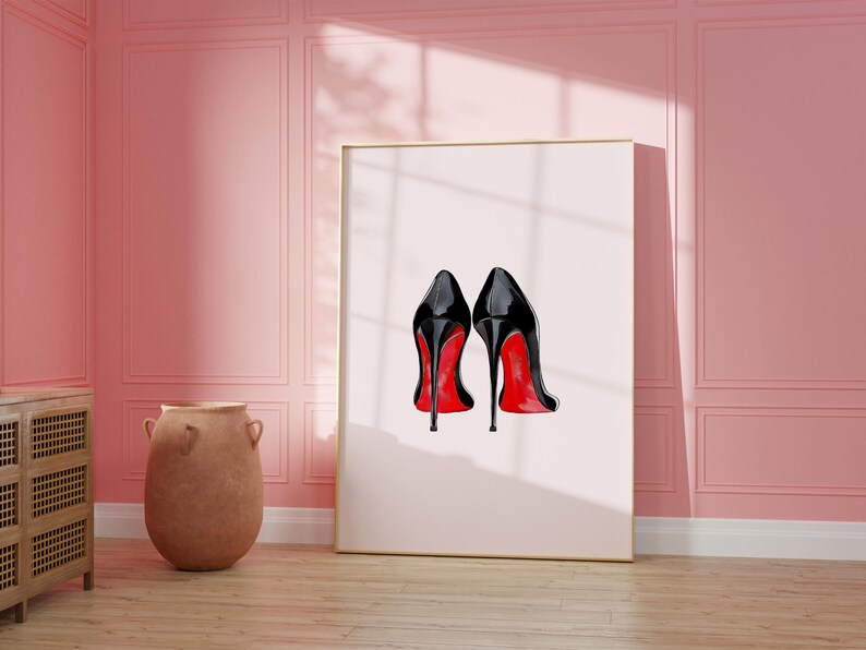Shoe Lover Luxury Fashion Wall Art