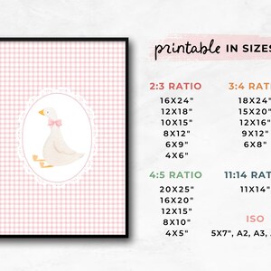 Silly Goose Printable Wall Art