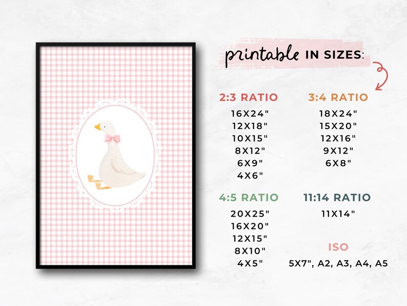 Silly Goose Printable Wall Art