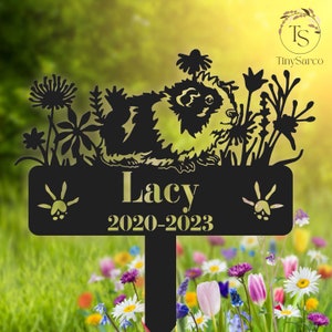 Guinea Pig Memorial Stake Sign Personalized, Guinea Pig Lover Gift, Pet Grave Markers Sign, Pet Loss Gift, Sympathy Sign, Remembrance Stake
