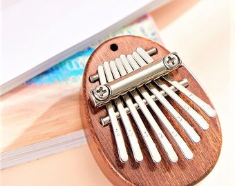 8 Keys Mini Kalimba Thumb Piano, Quality exquisite solid wood, Finger Harp Marimba Musical instruments