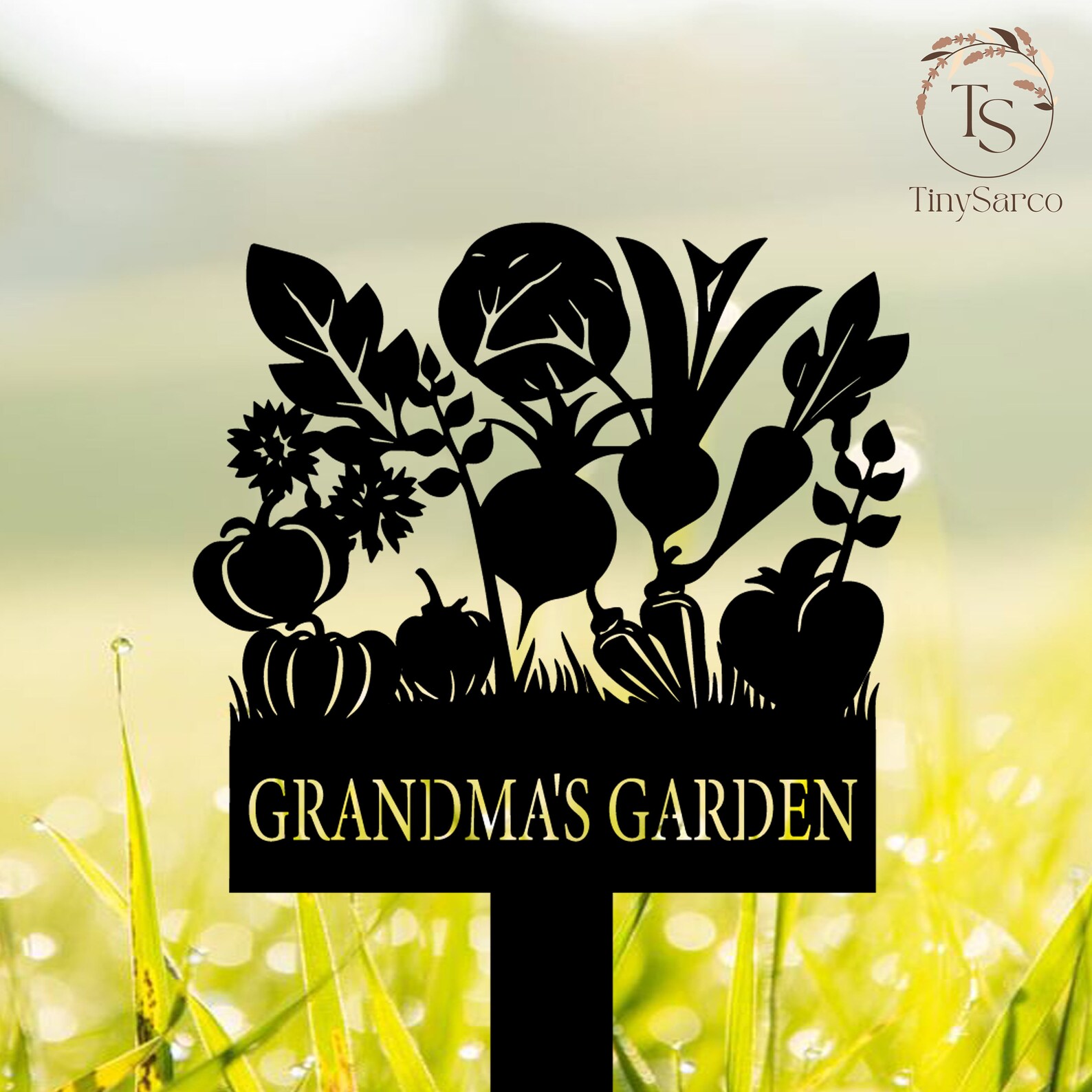 Vegetable Sign Custom Vegetable Sign, Personalized Garden Sign, Garden Decor, Gardener ...