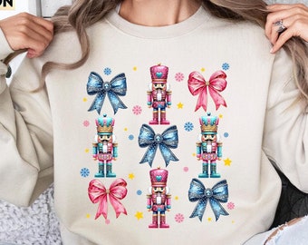 Nutcracker Christmas Sweatshirt, Ballet Party Sweater