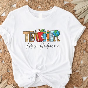 Personalized Teacher Shirt, Elephant And Piggie Shirt, Mo Willems Teacher Shirt, Teacher Shirts, Teacher Gift, Teacher Group Matching Shirts