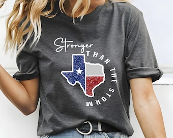 Texas Flood Relief T-Shirt, Hill Country Stronger Than The Storm Tee
